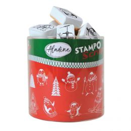 Pečiatky StampoScrap - Zimné radovánky - 1 0