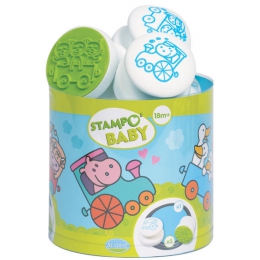 Pečiatky StampoBaby Vláčik so zvieratkami - 1 0