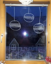 Kriedové fixky na okná a zrkadlá