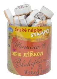 AladinE Razítka StampoScrap - České nápisy