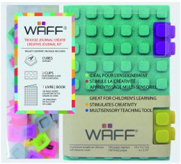 Kreatívne denník WAFF A6 - glitter malachite - 0 ks