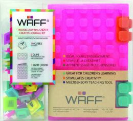 Kreatívne denník WAFF A6 - glitter pink - 0 ks