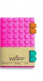 Kreatívne denník WAFF A6 - glitter pink