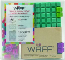 Kreatívne denník WAFF A7 - glitter malachite - 0 ks