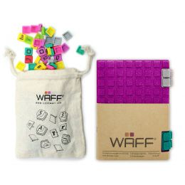 Kreatívne denník WAFF A7 - glitter fuchsia