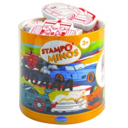 Pečiatky StampoMinos Pretekárske autá - 1 0