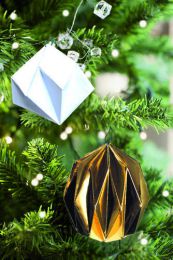 Origami - vianočné ozdoby