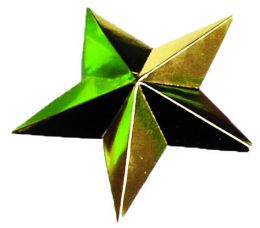 Origami - vianočné origami na stôl