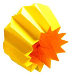 Origami - svetelná girlanda Trendy