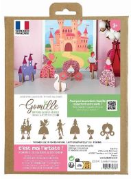 AladinE Kreativní dřevěná sada k dotvoření Gomille - Princezny