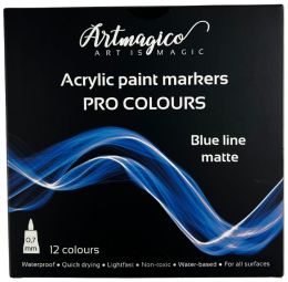 Akrylové fixy PRE LINE Blue