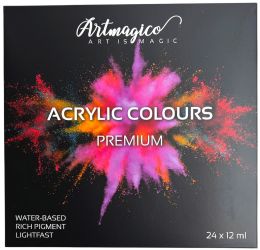 Akrylové farby 24 kusov