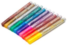 Akrylové fixy Extra jemný hrot 0,7 mm - trblietavé 10 farieb