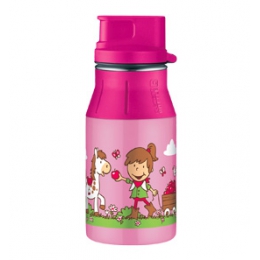 Detská nerezová fľaša na pitie Farm Pink II 0,4l - 0 ks