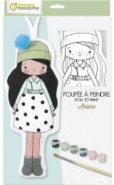 Bábika na vymaľovanie Ariane, Avenue Mandarine - 1 ks