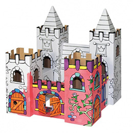 Kartónový model k vymaľovanie Růženčin hrad