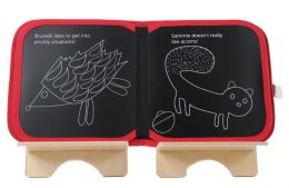 Kresliaca knižka - omaľovánka s kriedami Lesné zvieratká