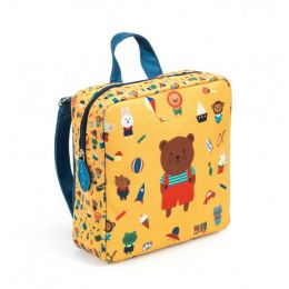 Detský batoh pre najmenších Medvedík a hračky - 0 ks