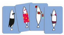 Postrehová kartová hra Sardinky