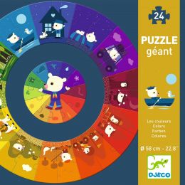 Gigant puzzle - Farby - 0 ks