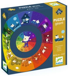 Gigant puzzle - Farby