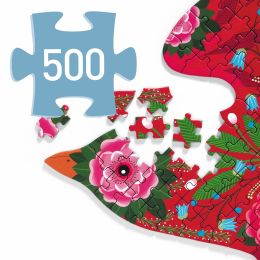 Puzzle umelecké - Vtáčik