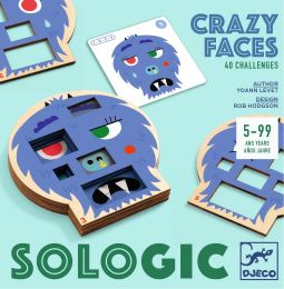 Logická hra Sologic Crazy Faces - 0 ks