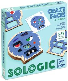 Logická hra Sologic Crazy Faces