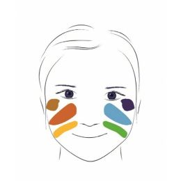 Farba na tvár - maľovanie na tvár prírodné odtiene