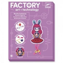 Factory art technology Svietiace brošňa králičie slečna - 0 ks