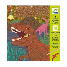 Vyškrabávací obrázky Dinosaury - 0 ks