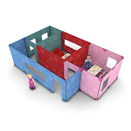 Nábytok pre bábiky - obývačka so sedačkou