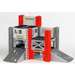 Kartónový model k vymaľovanie a hranie Požiarna stanice