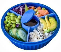 Yumbox Krabička na jídlo Poke Bowl Hawaii Blue