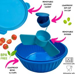 Krabička na jedlo Poke Bowl Hawaii Blue
