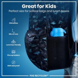 Fľaša na pitie Leak Proof Blue, 400 ml
