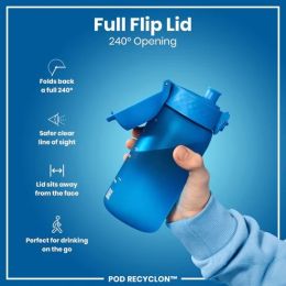Fľaša na pitie Leak Proof Blue, 400 ml