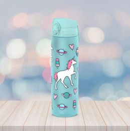 Fľaša na pitie One Touch Kids Unicorns modrá, 600 ml