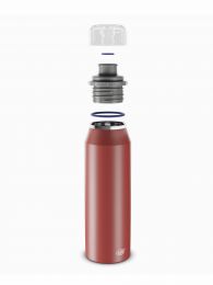 Inteligentné termoska s náustkom Endless Mediterranean Red Mat