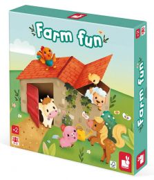 Detská spoločenská hra Zábava na farme - 0 ks