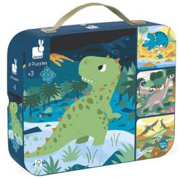 Puzzle Dinosaury 4v1 - 0 ks Puzzle Dinosaury 4v1 - 0 ks