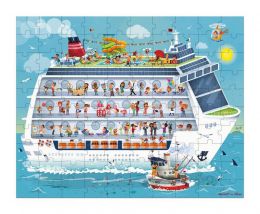 Puzzle Námorná plavba - veľká loď - 100-200 kusov
