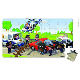Puzzle Brice a policajné auto