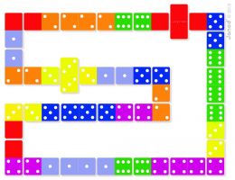 Obojstranné veľké domino - puzzle Zvieratká z džungle