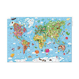 Giant Puzzle Mapa sveta