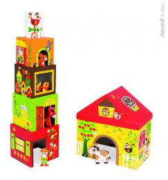 Domčeky pre zvieratká - krabičková veža Statok - 0 ks
