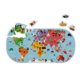 Puzzle do vane Mapa sveta