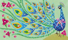 Kreatívne mozaika so štrasovými kamienkami Vtáky