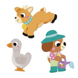 Stickers Veľké samolepky Farma