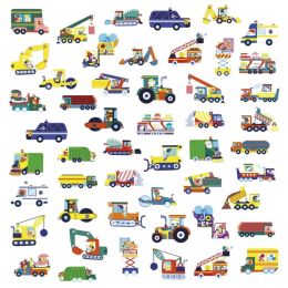 Stickers Veľké samolepky Dopravné prostriedky